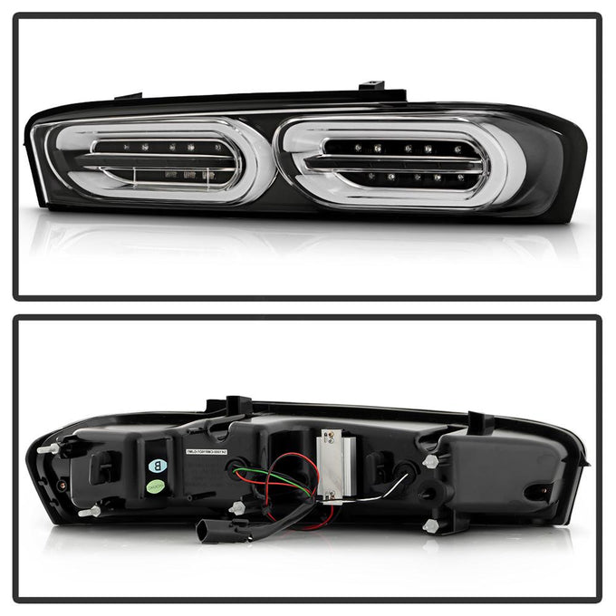 Black LED Tail Lights <br>16-18 Chevrolet Camaro
