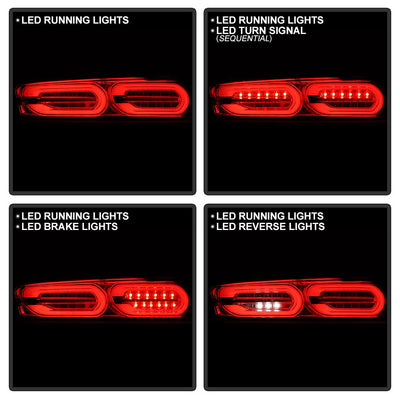 Chrome LED Tail Lights <br>16-18 Chevrolet Camaro