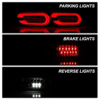 Black LED Tail Lights <br>16-18 Chevrolet Camaro