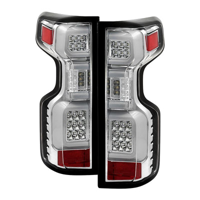 Chrome LED Tail Lights <br>19-20 Chevy Silverado 1500 2500 3500 4500 5500 6500 HD
