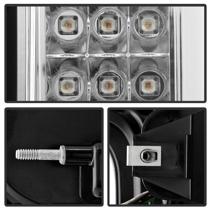 Chrome LED Tail Lights <br>19-20 Chevy Silverado 1500 2500 3500 4500 5500 6500 HD