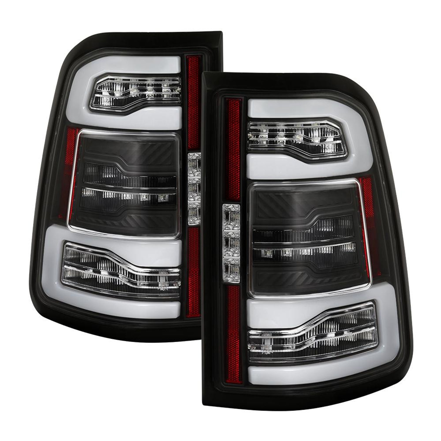 Black LED Tail Lights <br>19-20 Ram 1500