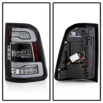 Black LED Tail Lights <br>19-20 Ram 1500