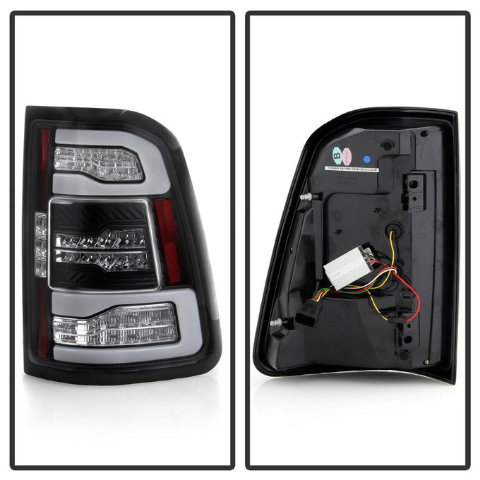 Black LED Tail Lights <br>19-20 Ram 1500
