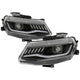 Sequential Turn Signal Black LED Headlights <br>16-18 Chevrolet Camaro