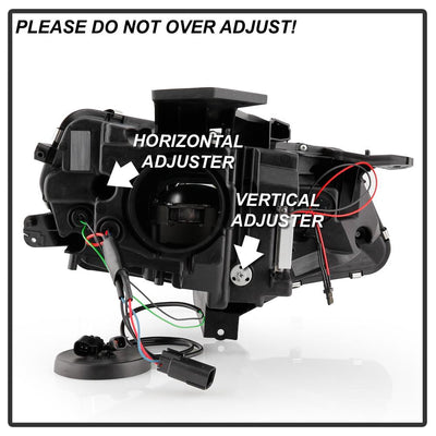 Sequential Turn Signal Black LED Headlights <br>16-18 Chevrolet Camaro