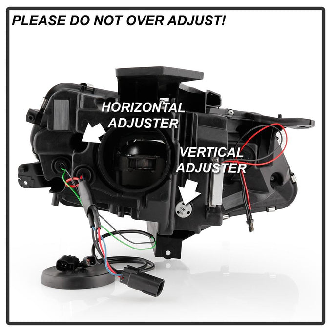 Sequential Turn Signal Black LED Headlights <br>16-18 Chevrolet Camaro