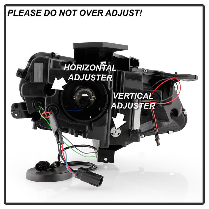 Sequential Turn Signal Black Projector Headlights <br>16-18 Chevrolet Camaro