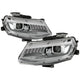 Sequential Turn Signal Chrome Projector Headlights <br>16-18 Chevrolet Camaro