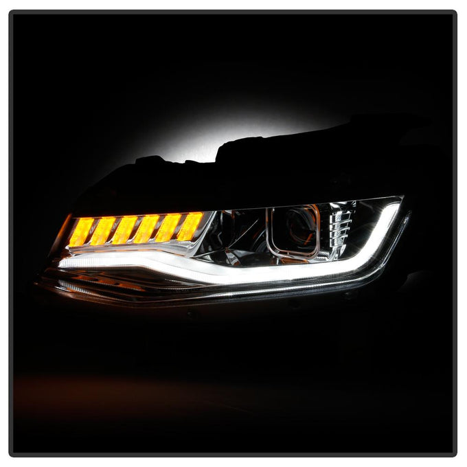 Sequential Turn Signal Chrome Projector Headlights <br>16-18 Chevrolet Camaro
