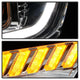 Sequential Turn Signal Chrome Projector Headlights <br>16-18 Chevrolet Camaro