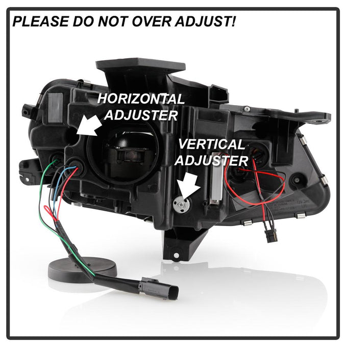 Sequential Turn Signal Black LED Headlights <br>16-18 Chevrolet Camaro