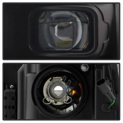 Sequential Turn Signal Black Projector Headlights <br>19-20 Ram 1500