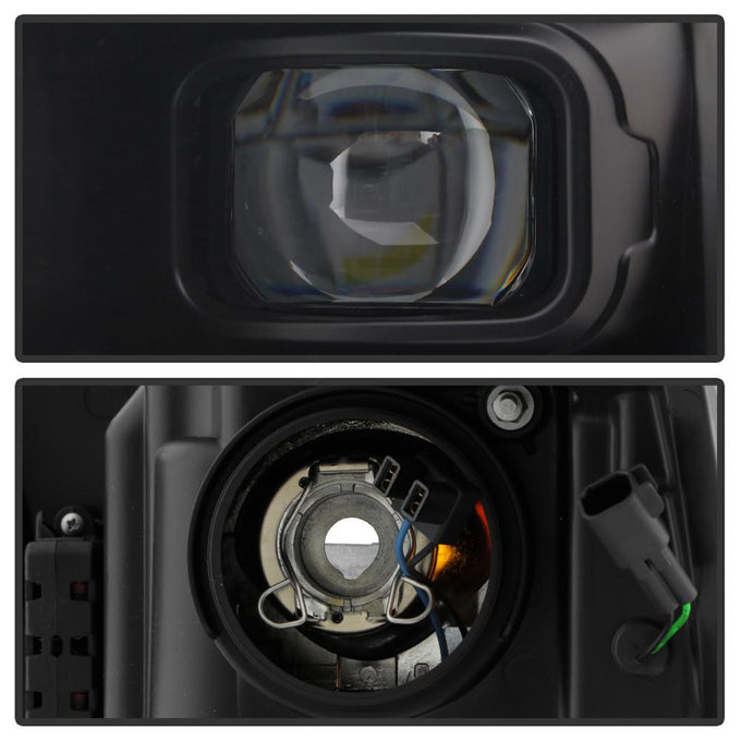 Sequential Turn Signal Black Projector Headlights <br>19-20 Ram 1500