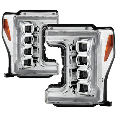 Sequential Turn Signal Black LED Headlights <br>17-19 Ford F-450 Super Duty F-250 Super Duty F-350 Super Duty