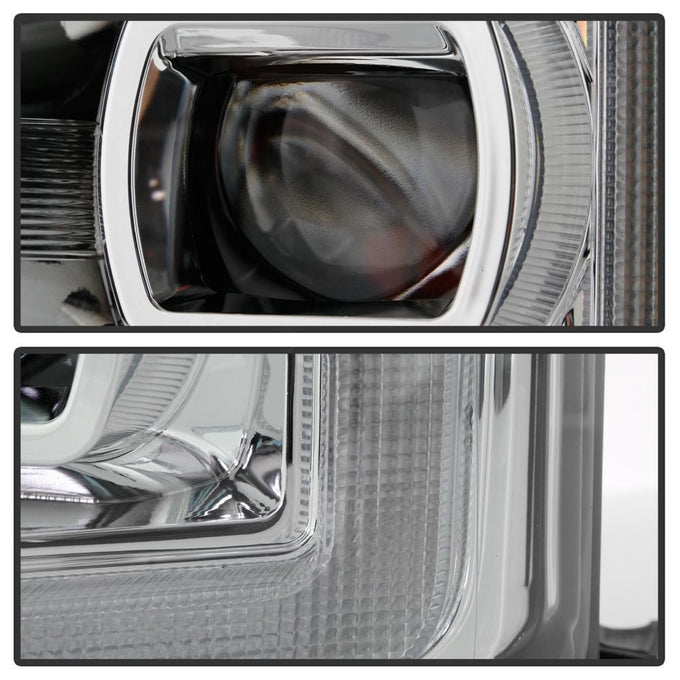 Sequential Turn Signal Black LED Headlights <br>17-19 Ford F-450 Super Duty F-250 Super Duty F-350 Super Duty