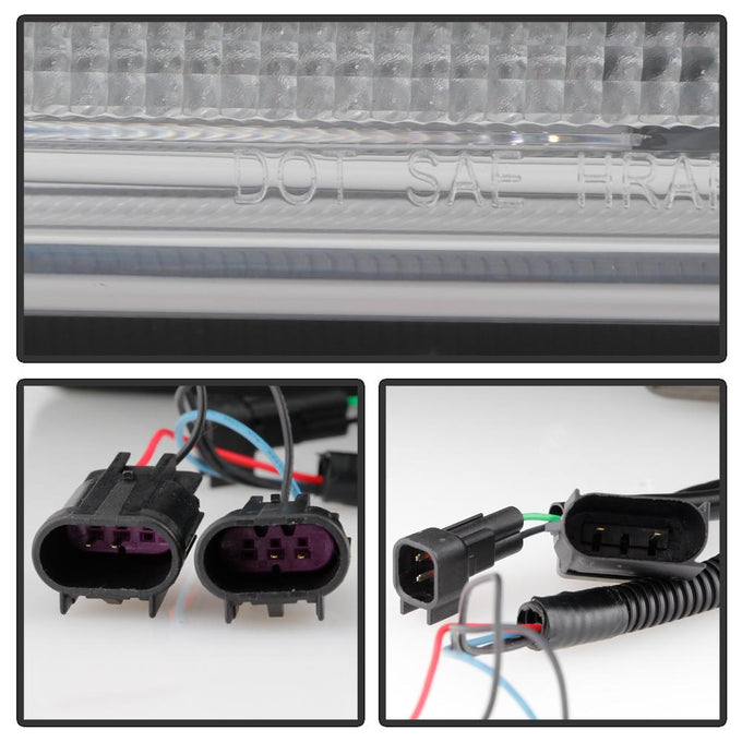 Sequential Turn Signal Black LED Headlights <br>17-19 Ford F-450 Super Duty F-250 Super Duty F-350 Super Duty