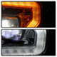 Sequential Turn Signal Black LED Headlights <br>17-19 Ford F-450 Super Duty F-250 Super Duty F-350 Super Duty