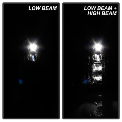 Sequential Turn Signal Black LED Headlights <br>17-19 Ford F-450 Super Duty F-250 Super Duty F-350 Super Duty