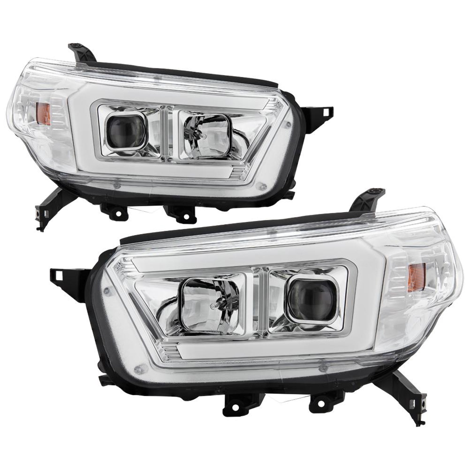 Chrome Projector Headlights <br>10-13 Toyota 4Runner