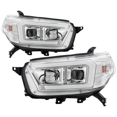 Chrome Projector Headlights <br>10-13 Toyota 4Runner
