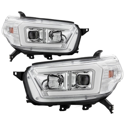 Chrome Projector Headlights <br>10-13 Toyota 4Runner