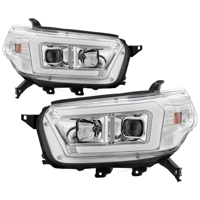 Chrome Projector Headlights <br>10-13 Toyota 4Runner