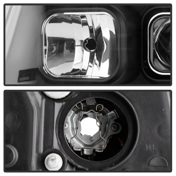 Black LED Low Beam Headlights <br>07-14 Chevy Avalanche Suburban 1500 2500