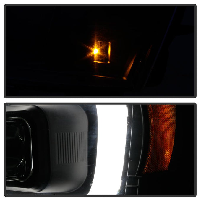 Black LED Low Beam Headlights <br>07-14 Chevy Avalanche Suburban 1500 2500