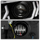 Sequential Turn Signal Black LED Headlights <br>16-20 Honda Civic