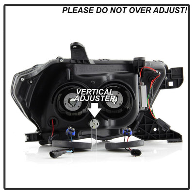 Sequential Turn Signal Black Smoke Projector Headlights <br>16-22 Toyota Tacoma
