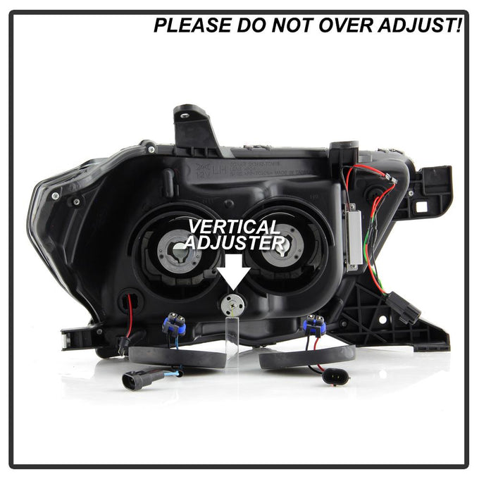 Sequential Turn Signal Black Smoke Projector Headlights <br>16-22 Toyota Tacoma