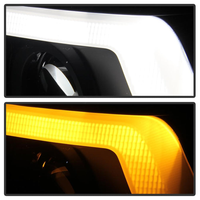 Sequential Turn Signal Black Smoke Projector Headlights <br>16-22 Toyota Tacoma