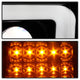 Sequential Turn Signal Black Light Bar Projector Headlights <br>13-14 Ford F-150