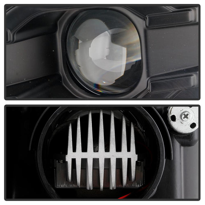 Black Projector Headlights <br>07-13 Chevy Silverado 1500, 2500 HD, 3500 HD