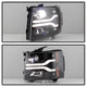 Black Projector Headlights <br>07-13 Chevy Silverado 1500, 2500 HD, 3500 HD