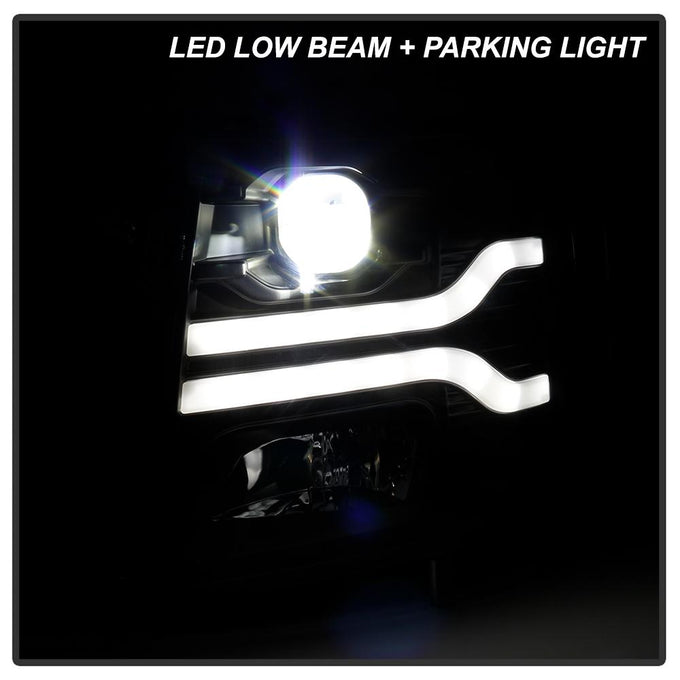 Black Projector Headlights <br>07-13 Chevy Silverado 1500, 2500 HD, 3500 HD