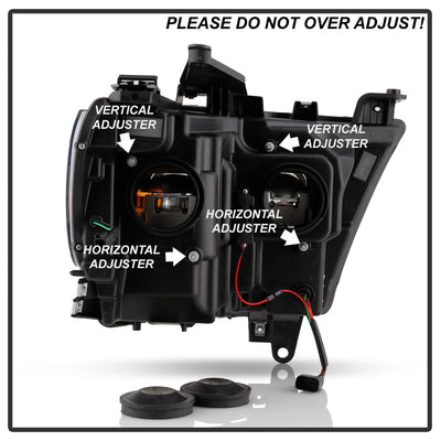 Chrome High power LED Module (High Beam And Low Beam) Equipped Headlights <br>19-20 Ram 2500 1500 3500 5500 4500