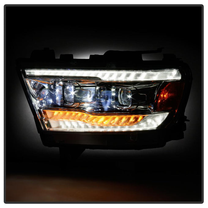 Chrome High power LED Module (High Beam And Low Beam) Equipped Headlights <br>19-20 Ram 2500 1500 3500 5500 4500