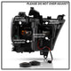 Black High power LED Module (High Beam And Low Beam) Equipped Headlights <br>19-20 Ram 2500 1500 3500 5500 4500