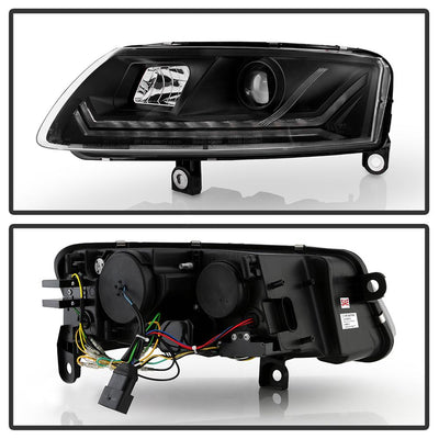 Sequential LED Turn Signal Lights Projector Headlights <br>05-08 Audi A6 Quattro A6