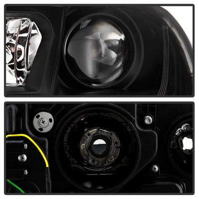 Sequential LED Turn Signal Lights Projector Headlights <br>05-08 Audi A6 Quattro A6