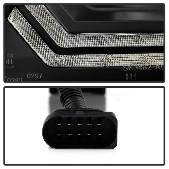 Sequential LED Turn Signal Lights Projector Headlights <br>09-11 Audi A6 A6 Quattro