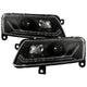 Sequential LED Turn Signal Lights Projector Headlights <br>09-11 Audi A6 A6 Quattro