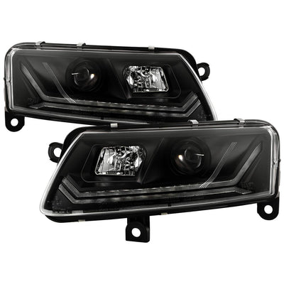 Sequential LED Turn Signal Lights Projector Headlights <br>09-11 Audi A6 A6 Quattro