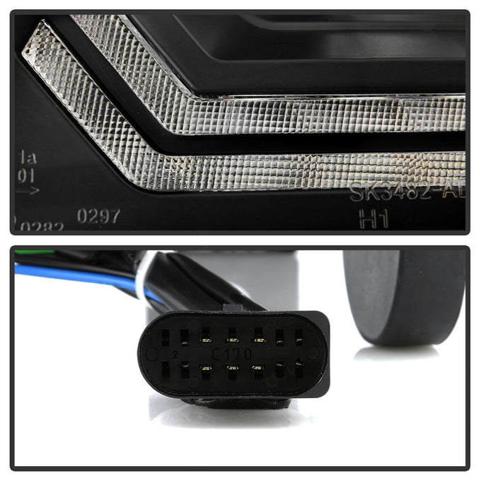 Sequential LED Turn Signal Lights Projector Headlights <br>09-11 Audi A6 A6 Quattro