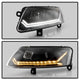 Sequential LED Turn Signal Lights Projector Headlights <br>09-11 Audi A6 A6 Quattro