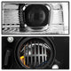 Version 2 Chrome High Power LED Module ( Low Beam ) Equipped Headlights <br>08-10 Ford F-250 F-350 F-450 Super Duty