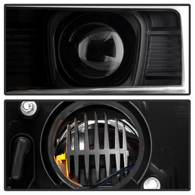 Version 2 Black High Power LED Module ( Low Beam ) Equipped Headlights <br>08-10 Ford F-250 F-350 F-450 Super Duty
