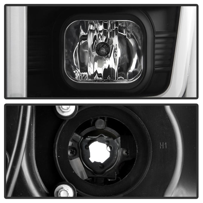 Version 2 Black High Power LED Module ( Low Beam ) Equipped Headlights <br>08-10 Ford F-250 F-350 F-450 Super Duty